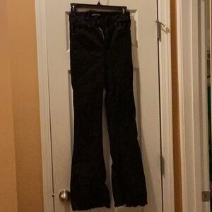 Black flare jeans by Almost Famous